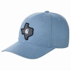 Carhartt Texas Canvas Patch Light Blue Hat Cap New With Tags